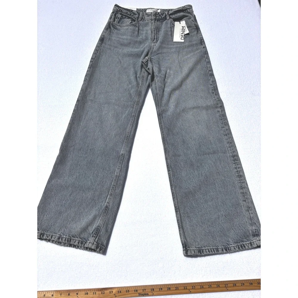 Dynamite Denim Heidi High Rise Wide Leg Jeans Silverthorne Blue Size 10 30R NWT